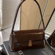 PU Leather Shoulder Bag-Bags-Trendsi-Coffee Color-One Size-[option4]-[option5]-[option6]-[option7]-[option8]-Shop-Boutique-Clothing-for-Women-Online