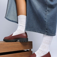 Peridot Faux Leather Chunky Loafers-Rag Company-[option4]-[option5]-[option6]-[option7]-[option8]-Shop-Boutique-Clothing-for-Women-Online