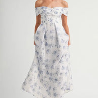 MABLE Floral Printed Off Shoulder Maxi Dress-Dresses-Trendsi-[option4]-[option5]-[option6]-[option7]-[option8]-Shop-Boutique-Clothing-for-Women-Online