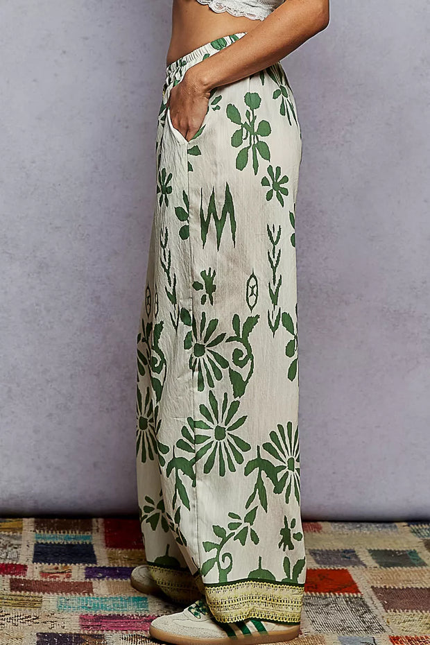 POL Floral Printed Woven Wide Leg Drawstring Pants-Pants-Trendsi-[option4]-[option5]-[option6]-[option7]-[option8]-Shop-Boutique-Clothing-for-Women-Online