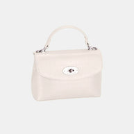 David Jones Texture PU Leather Handbag-Bags-Trendsi-Creamy White-One Size-[option4]-[option5]-[option6]-[option7]-[option8]-Shop-Boutique-Clothing-for-Women-Online
