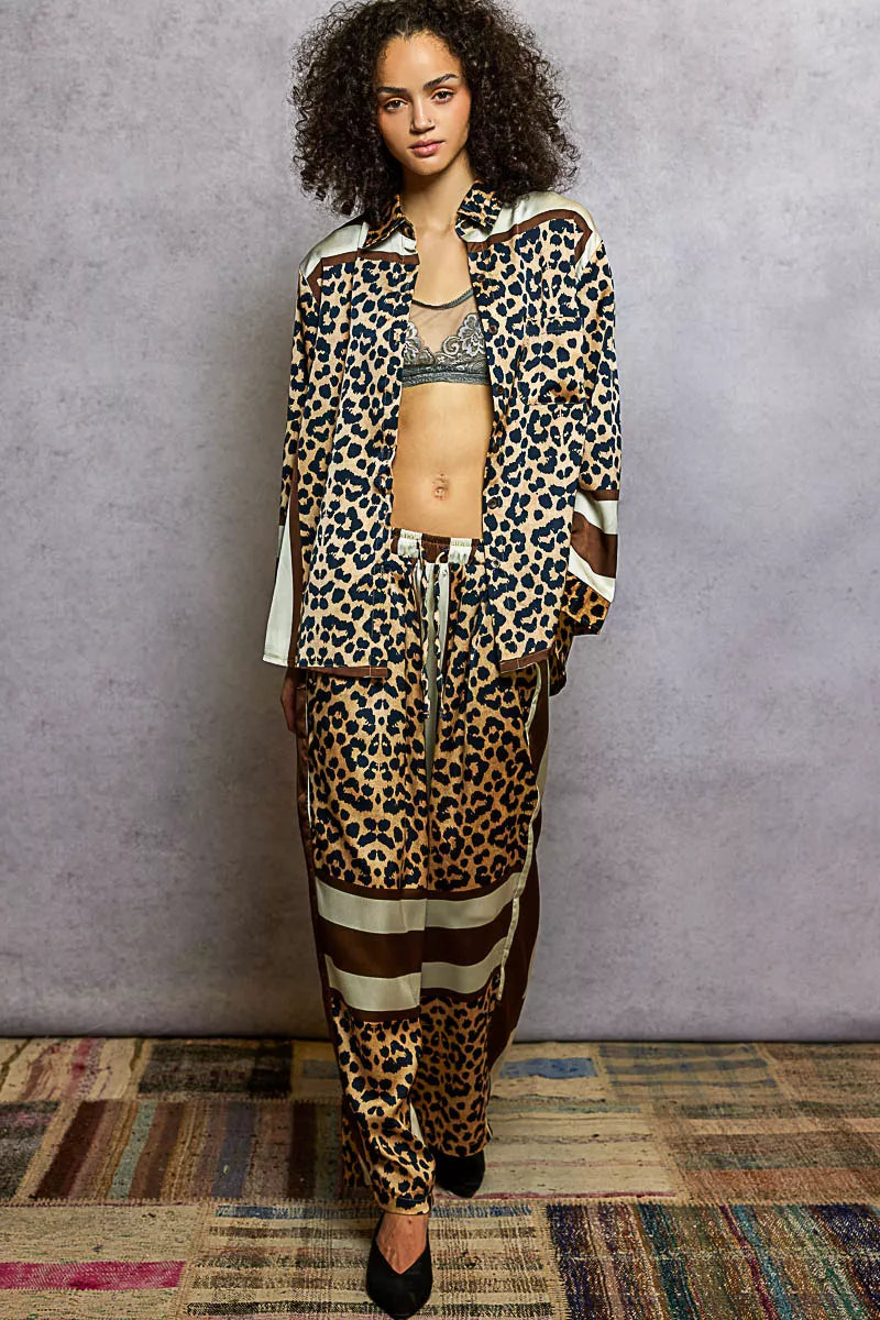 POL Leopard Printed Woven Wide Leg Drawstring Pants-Pants-Trendsi-[option4]-[option5]-[option6]-[option7]-[option8]-Shop-Boutique-Clothing-for-Women-Online