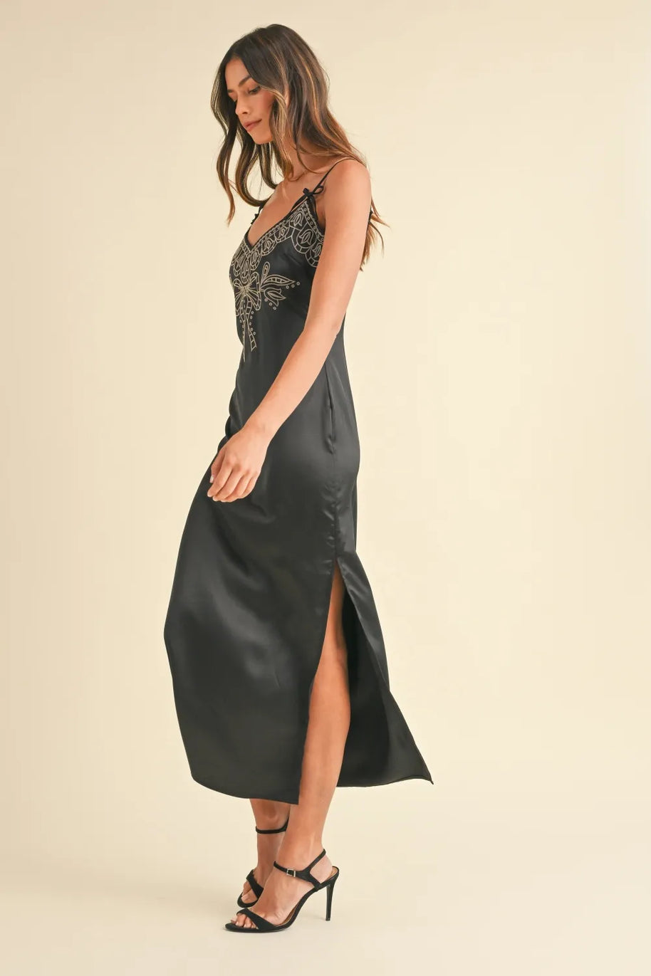 Mable Embroidered Cami Satin Midi Slit Dress-Dresses-Trendsi-[option4]-[option5]-[option6]-[option7]-[option8]-Shop-Boutique-Clothing-for-Women-Online