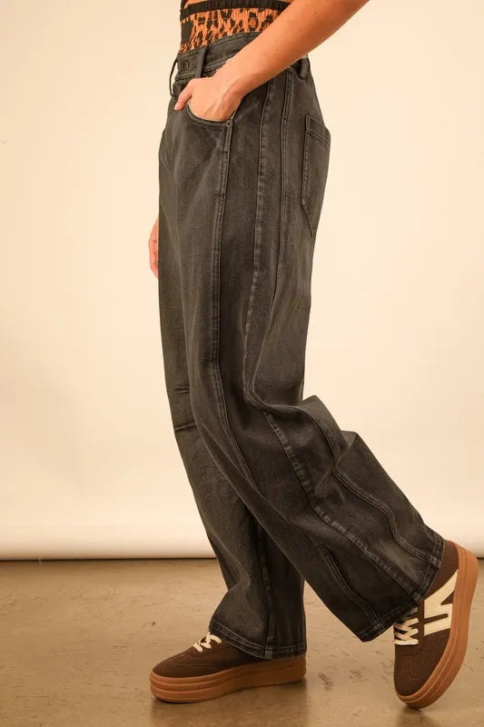VERY J Wide Leg Comfy Jeans-Jeans-Trendsi-[option4]-[option5]-[option6]-[option7]-[option8]-Shop-Boutique-Clothing-for-Women-Online