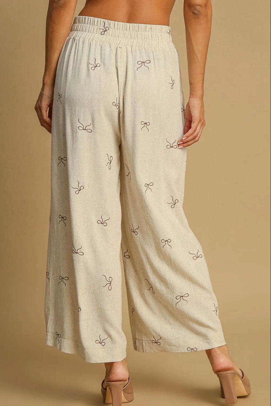 Umgee Full Size Lace Drawstring Embroidered Bow Wide Leg Pants Plus Size-pants-Trendsi-[option4]-[option5]-[option6]-[option7]-[option8]-Shop-Boutique-Clothing-for-Women-Online