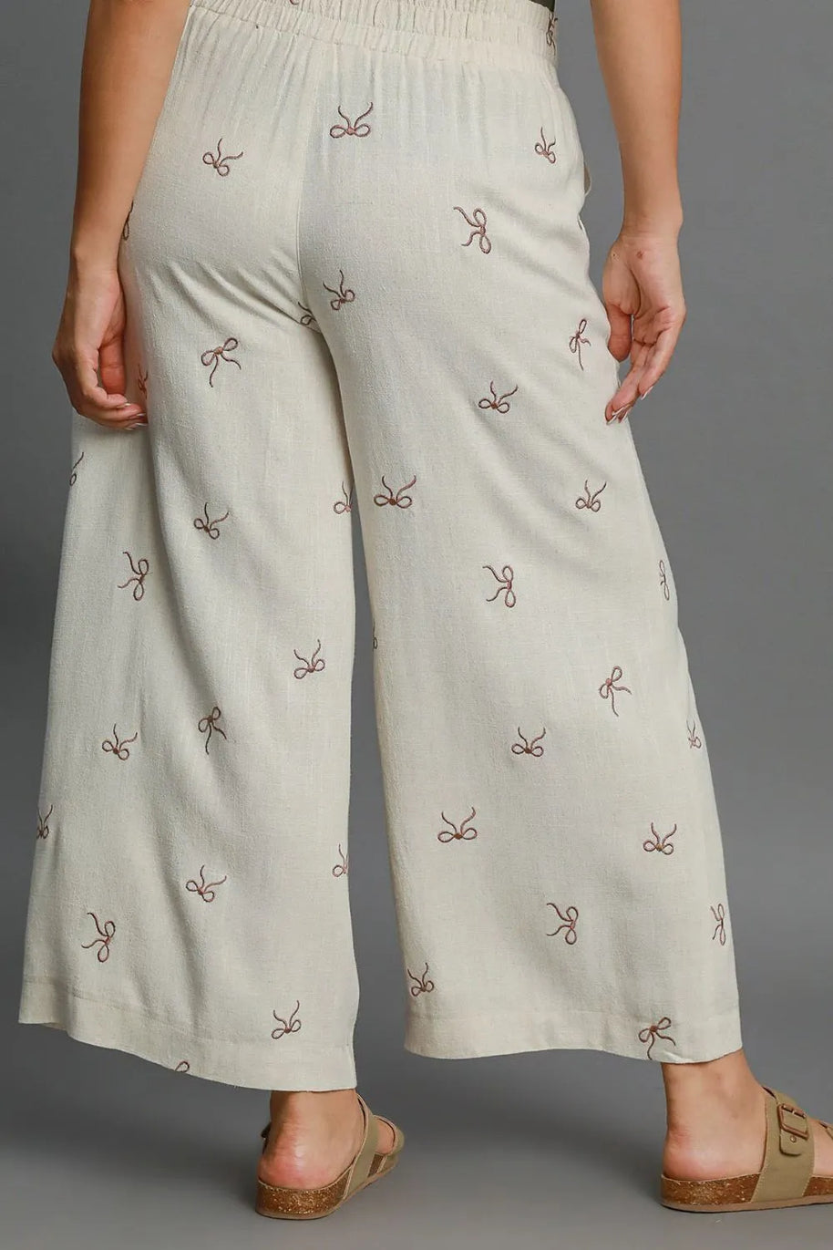 Umgee Full Size Lace Drawstring Embroidered Bow Wide Leg Pants Plus Size-pants-Trendsi-[option4]-[option5]-[option6]-[option7]-[option8]-Shop-Boutique-Clothing-for-Women-Online