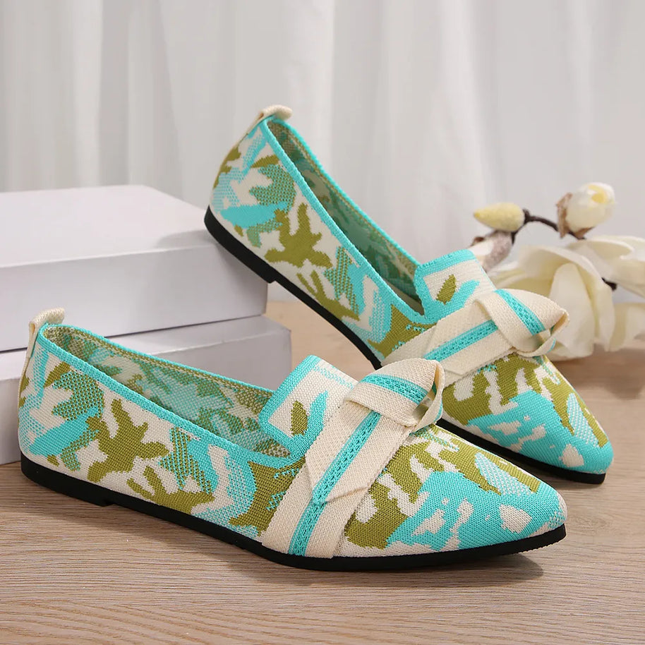 Mesh Point Toe Flat Slip-Ons-135 Flats-Trendsi-Gum Leaf-36(US5)-[option4]-[option5]-[option6]-[option7]-[option8]-Shop-Boutique-Clothing-for-Women-Online