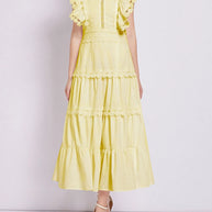 Sleeveless Ruffled Tiered Dress with Embroidered Trim-dresses-Trendsi-[option4]-[option5]-[option6]-[option7]-[option8]-Shop-Boutique-Clothing-for-Women-Online