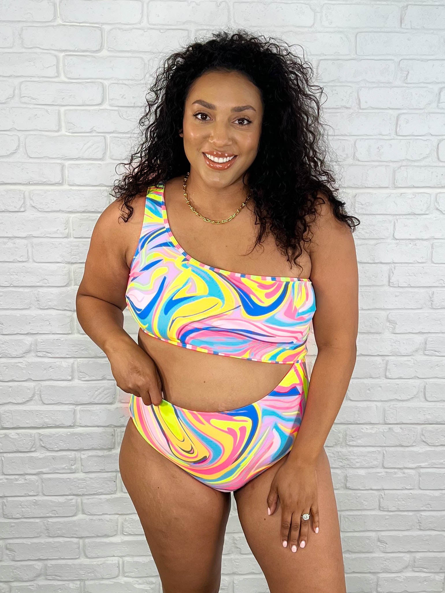 Corfu Marble Cutout Swimsuit-Womens-Ave Shops-[option4]-[option5]-[option6]-[option7]-[option8]-Shop-Boutique-Clothing-for-Women-Online