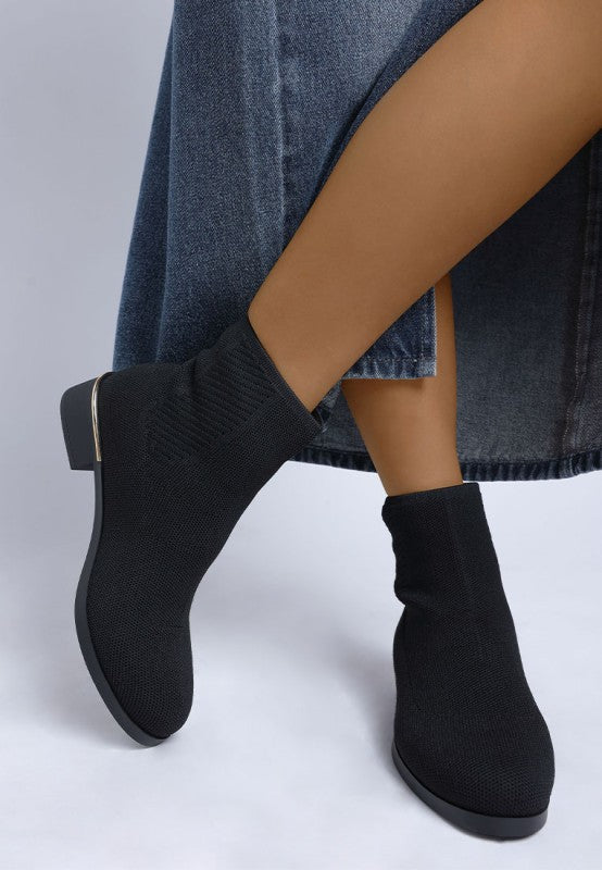 Rosamund Knitted Sock Boots-Rag Company-[option4]-[option5]-[option6]-[option7]-[option8]-Shop-Boutique-Clothing-for-Women-Online
