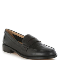 Clotilda Perforated Low Heel Loafers-Rag Company-Black-US-5 / UK-3 / EU-36-[option4]-[option5]-[option6]-[option7]-[option8]-Shop-Boutique-Clothing-for-Women-Online