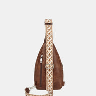 PU Leather Crossbody Bag with Two Detachable Strap-Bags-Trendsi-[option4]-[option5]-[option6]-[option7]-[option8]-Shop-Boutique-Clothing-for-Women-Online