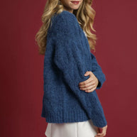 Umgee Cable Knit Cozy Sweater-sweater-Trendsi-[option4]-[option5]-[option6]-[option7]-[option8]-Shop-Boutique-Clothing-for-Women-Online