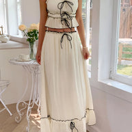 Frill Square Neck Cami and Skirt Set-outfit-Trendsi-Cream-S-[option4]-[option5]-[option6]-[option7]-[option8]-Shop-Boutique-Clothing-for-Women-Online