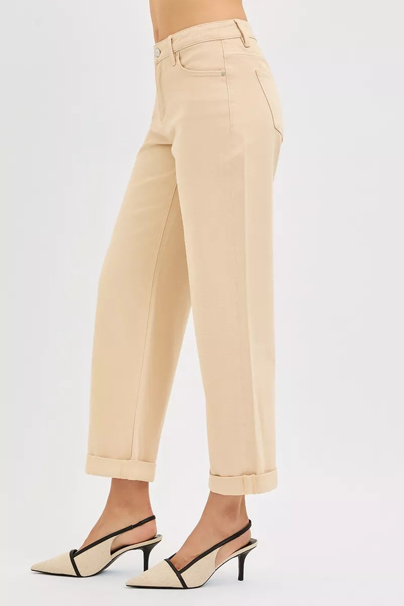 RISEN Tummy Control Mid Rise Ankle Barrel Relaxed Baggy-Jeans-Trendsi-[option4]-[option5]-[option6]-[option7]-[option8]-Shop-Boutique-Clothing-for-Women-Online