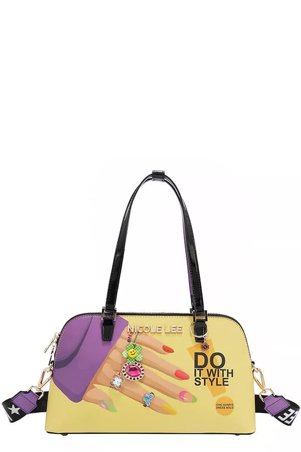Nicole Lee USA Nail Polish Dome Shoulder Bag-Bags-Trendsi-[option4]-[option5]-[option6]-[option7]-[option8]-Shop-Boutique-Clothing-for-Women-Online
