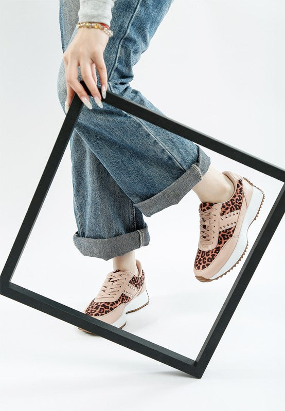 Lepark Real Leather Leopard Print Sneakers-Rag Company-[option4]-[option5]-[option6]-[option7]-[option8]-Shop-Boutique-Clothing-for-Women-Online