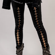 Grommet Lace Up Leggings-Pants-Trendsi-[option4]-[option5]-[option6]-[option7]-[option8]-Shop-Boutique-Clothing-for-Women-Online
