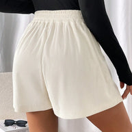 High Waisted Corduroy Shorts-Shorts-Trendsi-[option4]-[option5]-[option6]-[option7]-[option8]-Shop-Boutique-Clothing-for-Women-Online