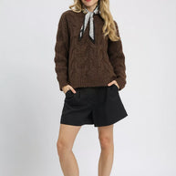 Umgee Cable Knit Cozy Sweater-Sweaters-Trendsi-[option4]-[option5]-[option6]-[option7]-[option8]-Shop-Boutique-Clothing-for-Women-Online