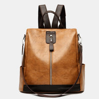 PU Leather Backpack Bag-backpack-Trendsi-Caramel-One Size-[option4]-[option5]-[option6]-[option7]-[option8]-Shop-Boutique-Clothing-for-Women-Online