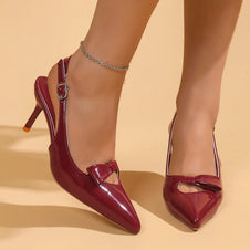 Point Toe Slingback Pumps-Shoes-Trendsi-Burgundy-35(US4)-[option4]-[option5]-[option6]-[option7]-[option8]-Shop-Boutique-Clothing-for-Women-Online