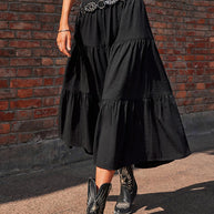 Tiered Midi Skirt-Skirts-Trendsi-[option4]-[option5]-[option6]-[option7]-[option8]-Shop-Boutique-Clothing-for-Women-Online