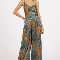 Mittoshop Paisley Patchwork Print Satin Cowl Neck Crop Cami-Tank Tops & Camis-Trendsi-[option4]-[option5]-[option6]-[option7]-[option8]-Shop-Boutique-Clothing-for-Women-Online