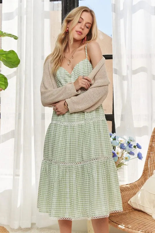 ADORA Gingham Detail Washed Dress-Dresses-Trendsi-[option4]-[option5]-[option6]-[option7]-[option8]-Shop-Boutique-Clothing-for-Women-Online
