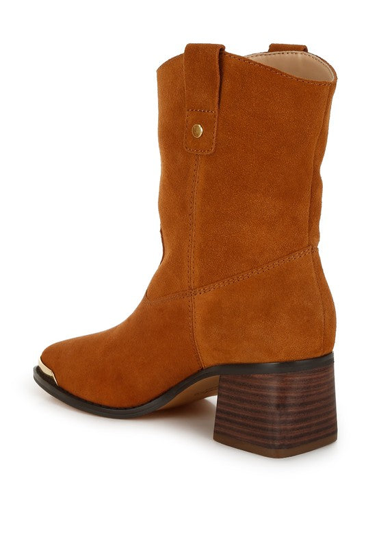 Emberly Suede Square Toe Ankle Boots-Rag Company-[option4]-[option5]-[option6]-[option7]-[option8]-Shop-Boutique-Clothing-for-Women-Online