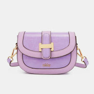 Nicole Lee USA Croc Embossed Crossbody Bag-Bags-Trendsi-Lavender-One Size-[option4]-[option5]-[option6]-[option7]-[option8]-Shop-Boutique-Clothing-for-Women-Online