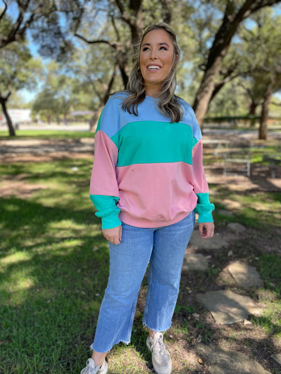 Finnley Colorblock Pullover in Four Colors-Womens-Ave Shops-[option4]-[option5]-[option6]-[option7]-[option8]-Shop-Boutique-Clothing-for-Women-Online