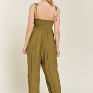 SMOCKED TIE STRAP JUMPSUIT PLUS SIZE-Jade By Jane-[option4]-[option5]-[option6]-[option7]-[option8]-Shop-Boutique-Clothing-for-Women-Online