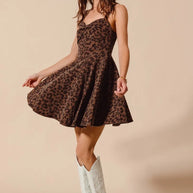SO ME Mineral Washed Leopard Flare Cami Dress-Dresses-Trendsi-[option4]-[option5]-[option6]-[option7]-[option8]-Shop-Boutique-Clothing-for-Women-Online