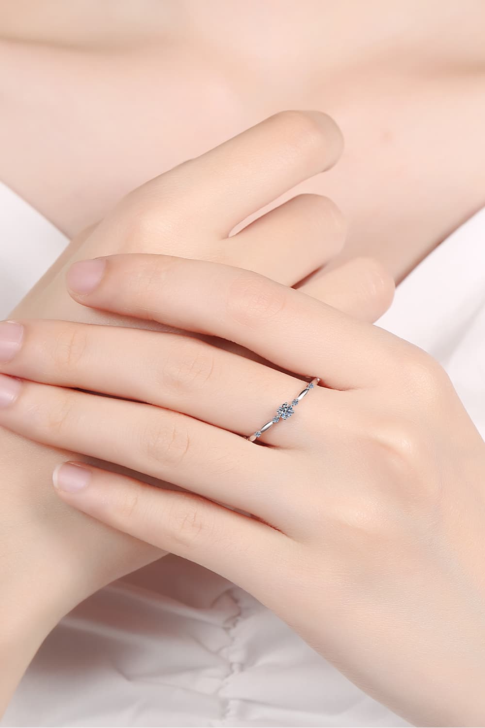 Moissanite 925 Sterling Silver Rhodium-Plated Ring-rings-Trendsi-[option4]-[option5]-[option6]-[option7]-[option8]-Shop-Boutique-Clothing-for-Women-Online