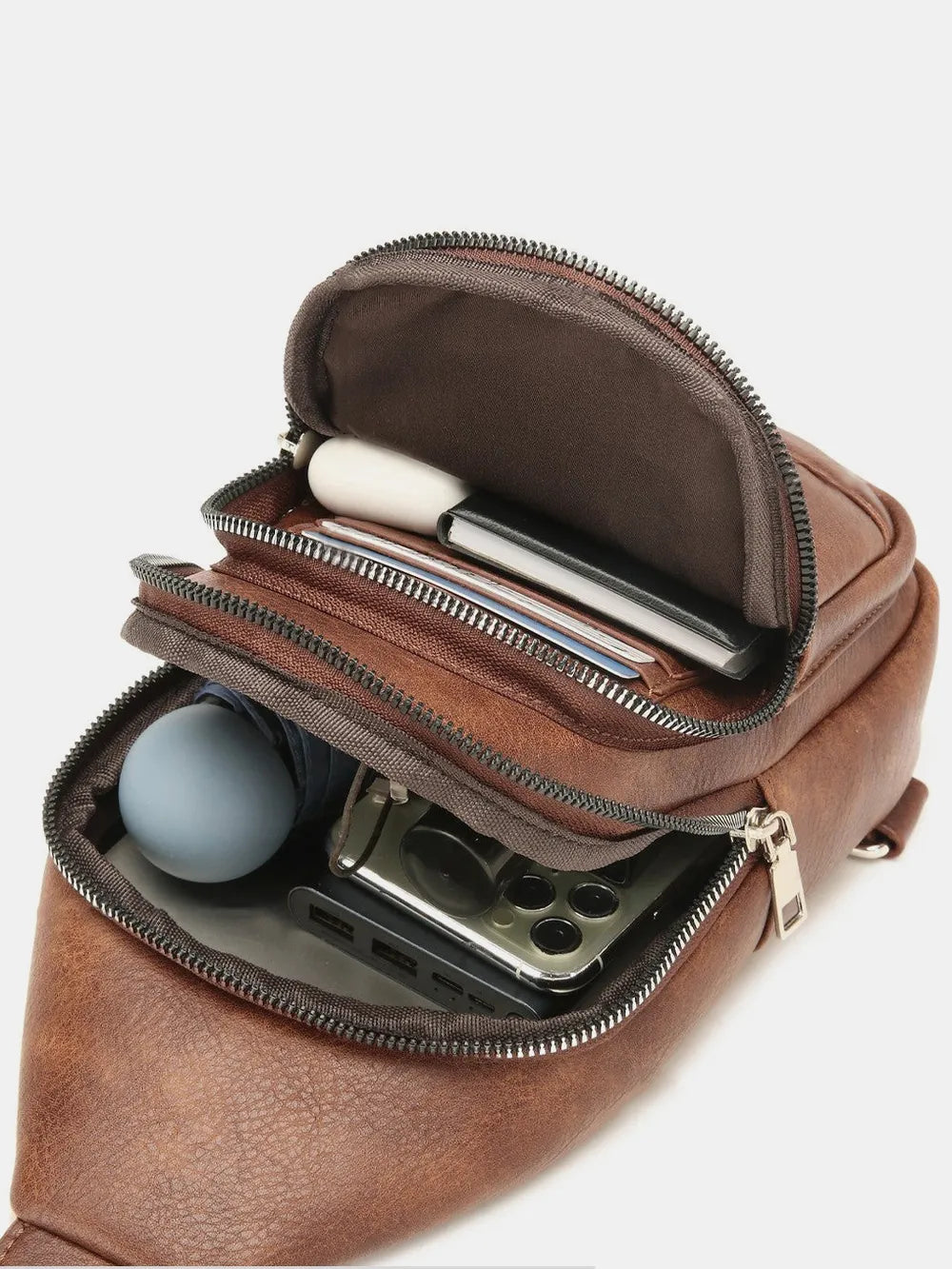 PU Leather Crossbody Bag with Two Detachable Strap-Bags-Trendsi-[option4]-[option5]-[option6]-[option7]-[option8]-Shop-Boutique-Clothing-for-Women-Online