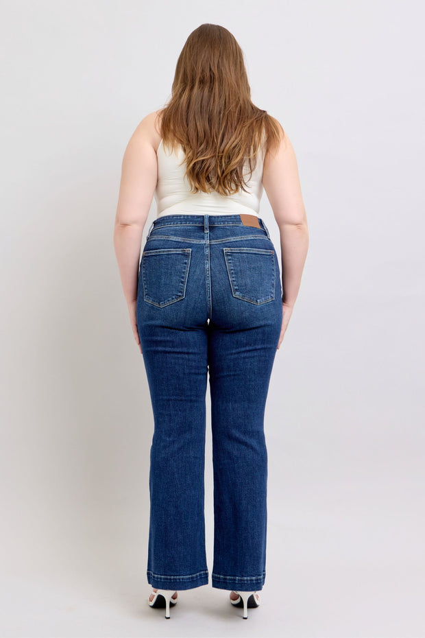 Judy Blue High Rise Flare Jeans-Trendsi-[option4]-[option5]-[option6]-[option7]-[option8]-Shop-Boutique-Clothing-for-Women-Online