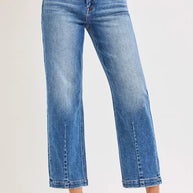 RISEN High Rise Crop Boyfriend Tapered Jeans-jeans-Trendsi-[option4]-[option5]-[option6]-[option7]-[option8]-Shop-Boutique-Clothing-for-Women-Online