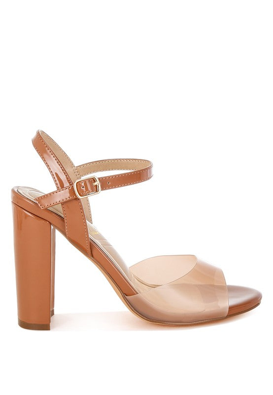 Kessel Tinted Clear Strap Block Heel Sandals-Rag Company-[option4]-[option5]-[option6]-[option7]-[option8]-Shop-Boutique-Clothing-for-Women-Online