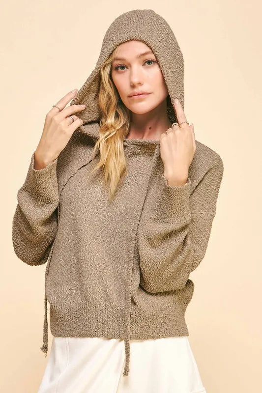 Davi & Dani Drop Shoulder Long Sleeve Hooded Sweater-sweater-Trendsi-[option4]-[option5]-[option6]-[option7]-[option8]-Shop-Boutique-Clothing-for-Women-Online
