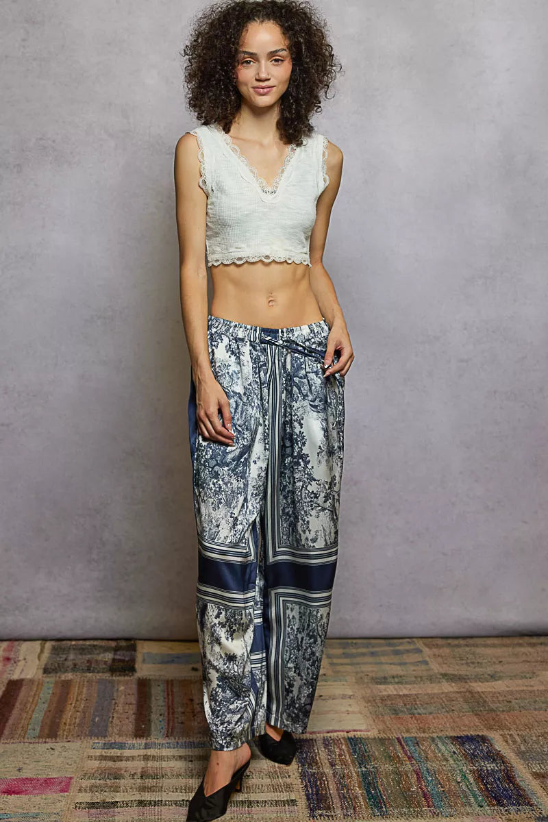 POL Floral Printed Woven Wide Leg Drawstring Pants-pants-Trendsi-[option4]-[option5]-[option6]-[option7]-[option8]-Shop-Boutique-Clothing-for-Women-Online
