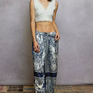 POL Floral Printed Woven Wide Leg Drawstring Pants-pants-Trendsi-[option4]-[option5]-[option6]-[option7]-[option8]-Shop-Boutique-Clothing-for-Women-Online