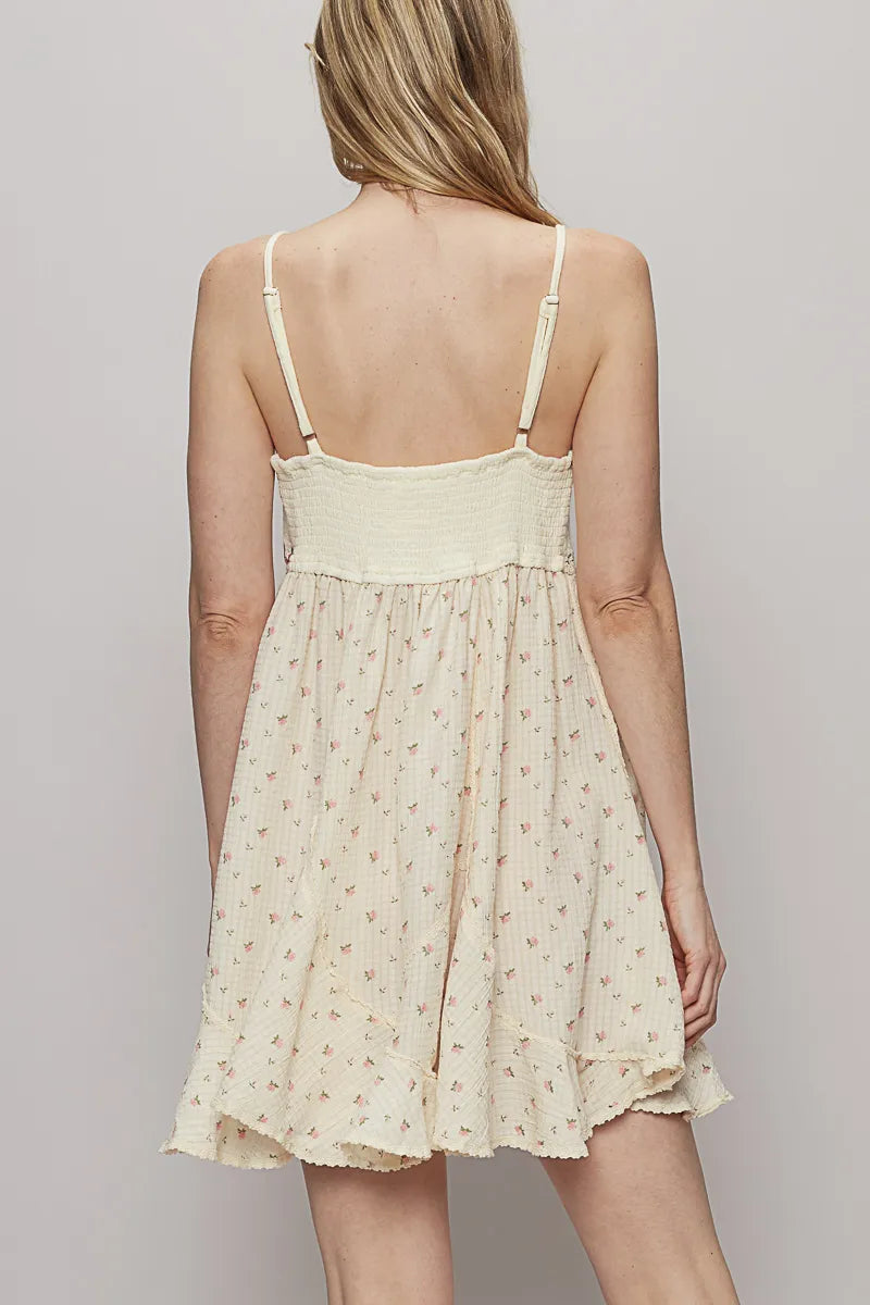 POL Ruffled Hem Floral Print Cami Mini Dress-Dresses-Trendsi-[option4]-[option5]-[option6]-[option7]-[option8]-Shop-Boutique-Clothing-for-Women-Online