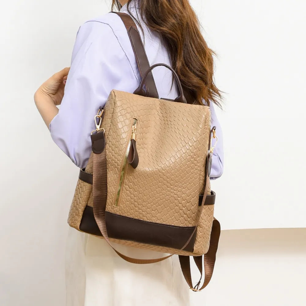 PU Leather Backpack Bag-Bags-Trendsi-[option4]-[option5]-[option6]-[option7]-[option8]-Shop-Boutique-Clothing-for-Women-Online