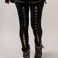 Grommet Lace Up Leggings-Pants-Trendsi-[option4]-[option5]-[option6]-[option7]-[option8]-Shop-Boutique-Clothing-for-Women-Online
