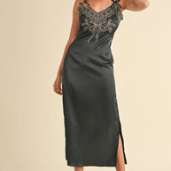 Mable Embroidered Cami Satin Midi Slit Dress-Dresses-Trendsi-[option4]-[option5]-[option6]-[option7]-[option8]-Shop-Boutique-Clothing-for-Women-Online