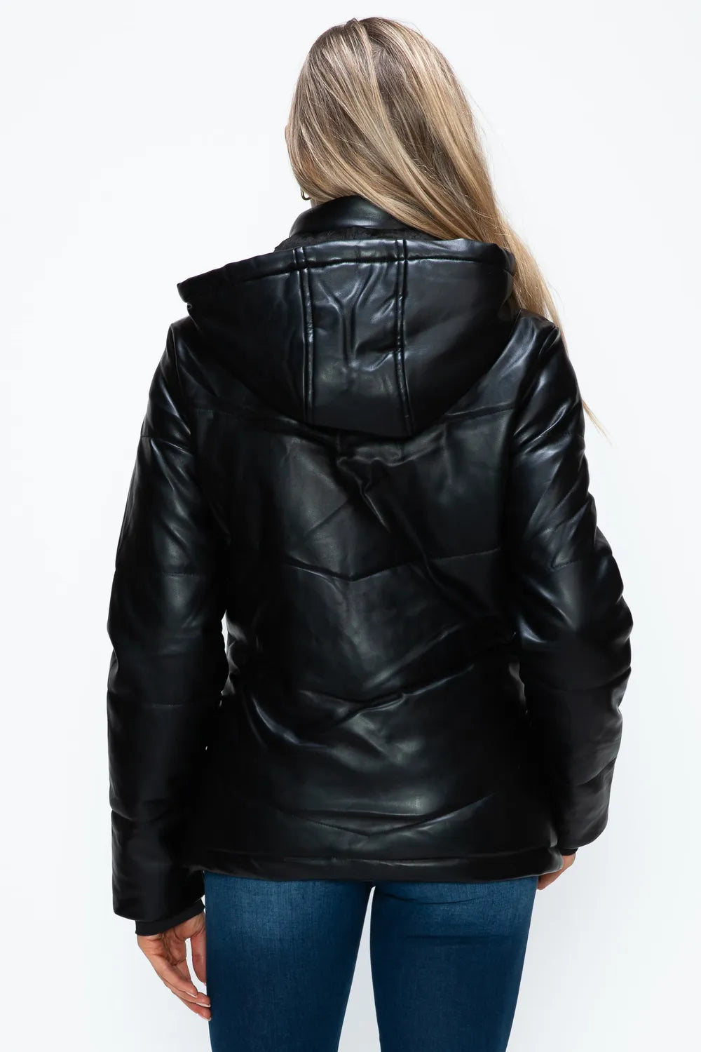 How Dare U Pocketed Zip Up Puffer Jacket with Removable Hood-Coats & Jackets-Trendsi-[option4]-[option5]-[option6]-[option7]-[option8]-Shop-Boutique-Clothing-for-Women-Online