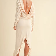 Mable Backless Asymmetric Ruffle Hem Dress-Dresses-Trendsi-[option4]-[option5]-[option6]-[option7]-[option8]-Shop-Boutique-Clothing-for-Women-Online