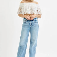 RISEN Full Size Low Rise Ankle Boyfriend Distressed Jeans-Jeans-Trendsi-[option4]-[option5]-[option6]-[option7]-[option8]-Shop-Boutique-Clothing-for-Women-Online