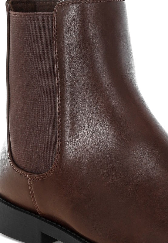 Sigrun Faux Leather Chelsea Boots-Rag Company-[option4]-[option5]-[option6]-[option7]-[option8]-Shop-Boutique-Clothing-for-Women-Online